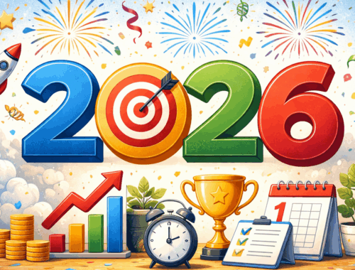 Obrazek ma za zadanie zwrócenie uwagi i przedstawienie 2026 roku jako idealnego momentu, żeby postawić sobie nowe cele