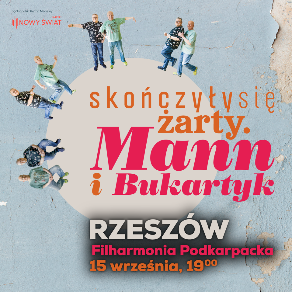 Wojciech Mann i Piotr Bukartyk w Filharmonii Podkarpackiej