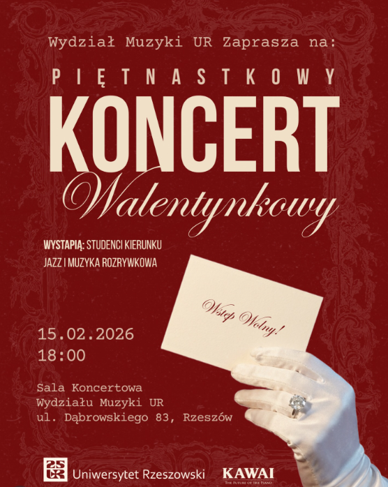 Wydział Muzyki Uniwersytetu Rzeszowskiego Koncert muzyki jazzowej